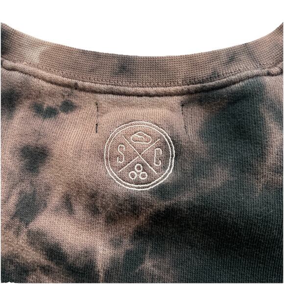 Sand Cloud Sweatshirt Womens Large Black Desert Wash Crewneck Organic Cotton - Picture 7 of 8